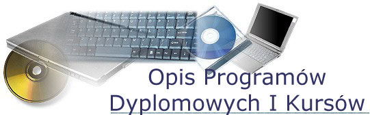 Opis Programow
Dyplomowych I Kursow